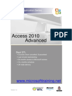 Access 2010 Advanced Best STL Training Manual