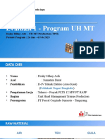 Evaluasi Program UH MT Produksi TFJ