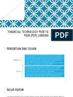 FINTECH P2P LENDING: PERKEMBANGAN, PERAN, DAN REGULASI