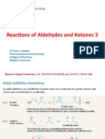 Organic Chemistry II Reactions of Aldehydes and Ketones