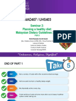 Seminar 2 Part 2 - Planning A Healthy Diet MDG21