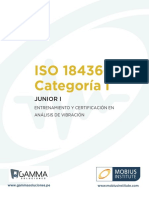 Catálogo Detallado Análisis Vibracional CAT I - 2022