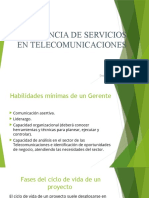 Gerencia de Servicios en Telecomunicaciones
