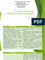 Comparación Entre Emile Durkheim y Anton Makarenko