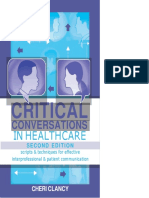 Critical Conversations in Healthcare Scripts Techniques For Effective Interprofessional Patient Communication