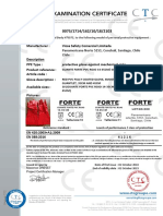 Certificado CE Guante PVC Rojo 14-35 y 18-45 CM Ok