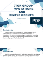 Factor Groups and Simple Groups Explained