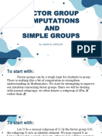 Factor Group Computations and Simple Groups