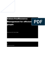 Values Free Resource Management 10.10