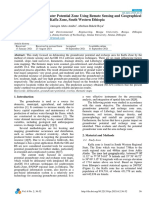 M. Evaluation of Groundwater Potential Zone Using Remote Sensing