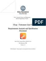 CLup - Customers Line-Up - Requirements Analysis and Specification Document