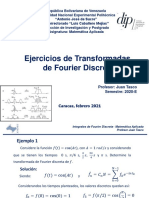 Clase 8 Ejercicios Transformada de Fourier Discreta