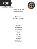 Gear Design Calculations and Solutions | PDF | Gear | Belt (Mechanical)