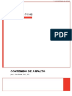 Boletín Técnico T-114S: Contenido de Asfalto