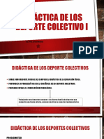 Didáctica de Los Deporte Colectivo I