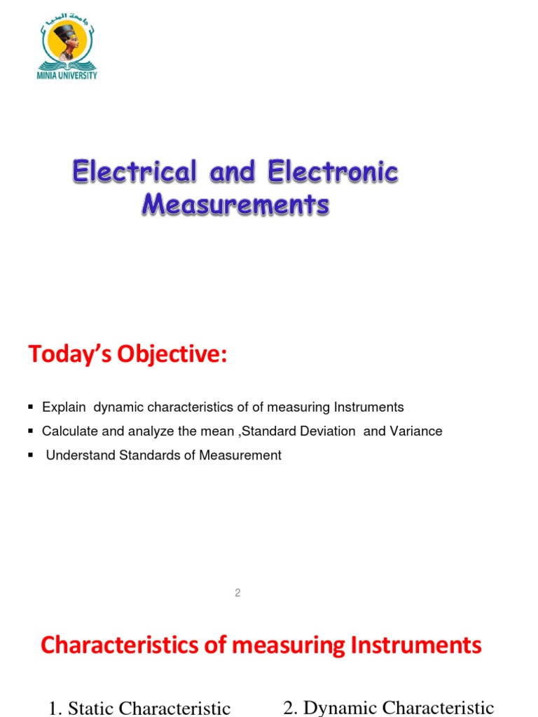 Analysis of Dynamic Characteristics and Statistical Measurements of ...