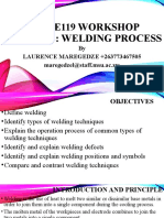 Hmine115 Workshop Practice Welding Process