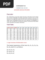 Exp 8 Decoder