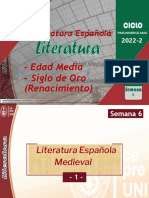 SEMANA 6 - Literatura Española