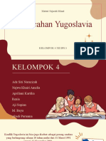 Materi Sejarah Minat: Perpecahan Yugoslavia