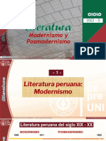 SEMANA 15 - Modernismo y Posmodernismo