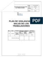 Plan de Vigilancia de Salud de Los Trabajadores Syo C