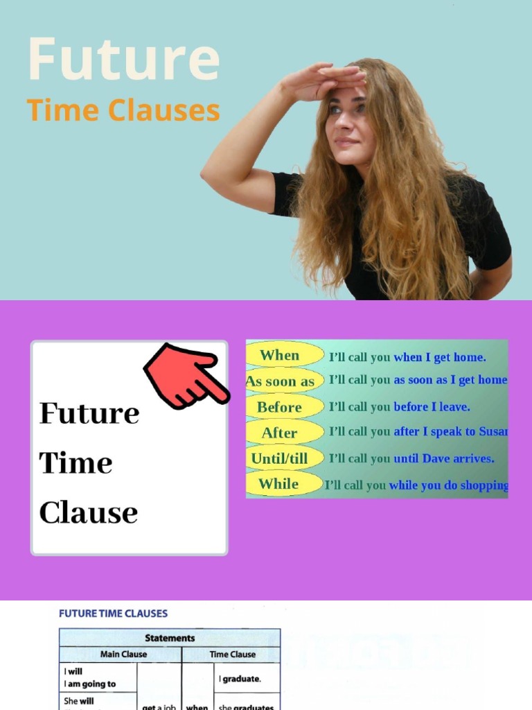 Future Time Clauses PDF