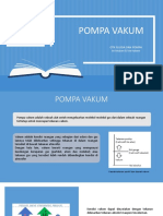 POMPA VAKUM MASALAH DAN PENYELESAIAN