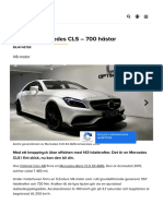 Trimmad Mercedes CLS - 700 Hästar - Bytbil - Com ?