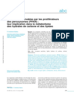 Récepteurs Activables Par Les Proliférateurs Des Peroxysomes (PPAR) : Leur Implication Dans Le Métabolisme Des Hydrates de Carbone Et Des Lipides