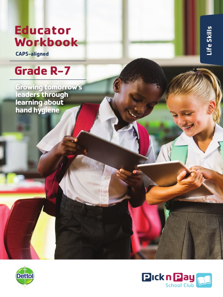 Grade R Pick N Pay Dettol Workbook | PDF | Hand Washing | Hygiene