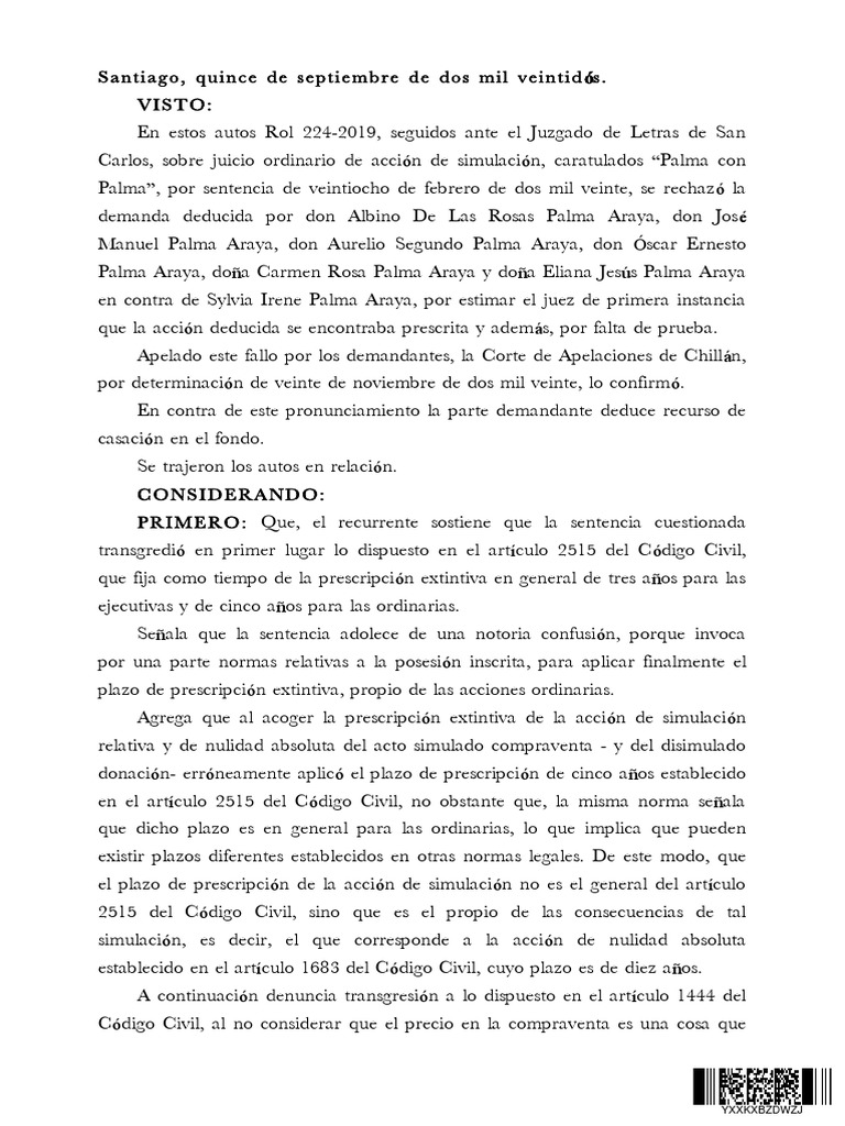 Corte Suprema (Rol 144.462-2020) - Sentencia de Casación | Descargar