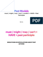 Past Modals Pre-FCE