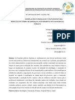 Simulação de processos hospitalares com Flexsim