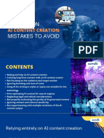 10 Common AI Content Creation Mistakes To Avoid