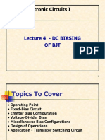 Lecture4 DC Biasing of BJT 111959