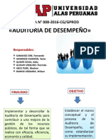 Auditoria de Desempeño