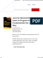 Java For Absolute Beginners Learn To Program The Fundamentals The Java 9+ Way (Book)