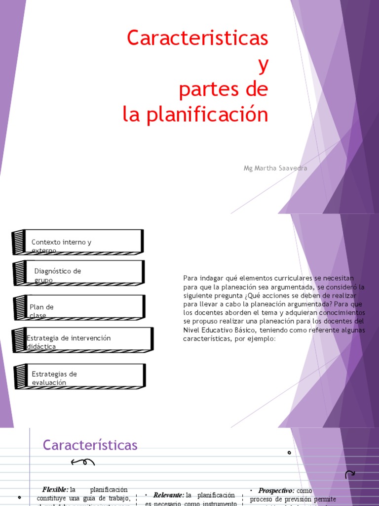 Elementos de la Planificación Educativa | PDF | Planificación | Enseñando
