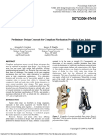 Preliminary Design Concepts For Compliant Mechanism Prosthetic Knee Joints