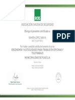 Asociación Chilena de Seguridad: Duración: 2 Horas Desde: 12 de Marzo de 2021 Hasta: 16 de Marzo de 2021