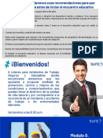 Memorias - Módulo 0. Introducción Líderes para Ambientes de Trabajo Seguros y Saludables 2023 Presencial