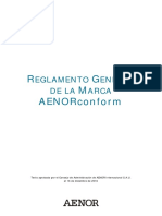 Reglamento general Marca AENORconform