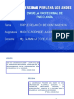 Sesión 3. Triple Relación de Contingencia