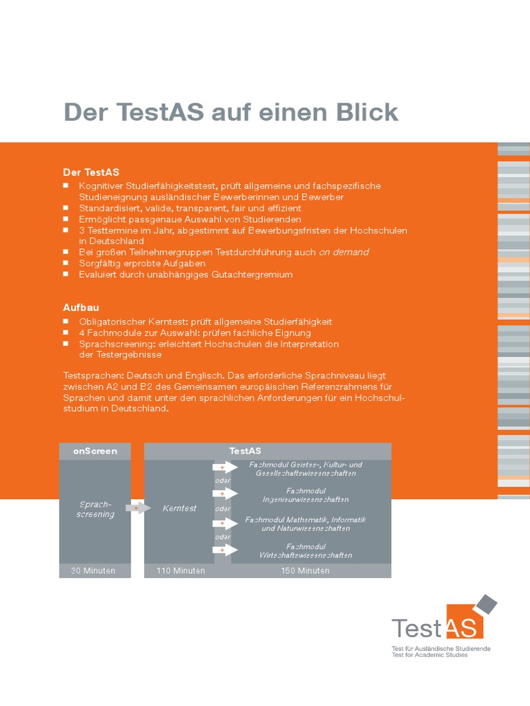 30 Testas Auf Einen Blick | PDF