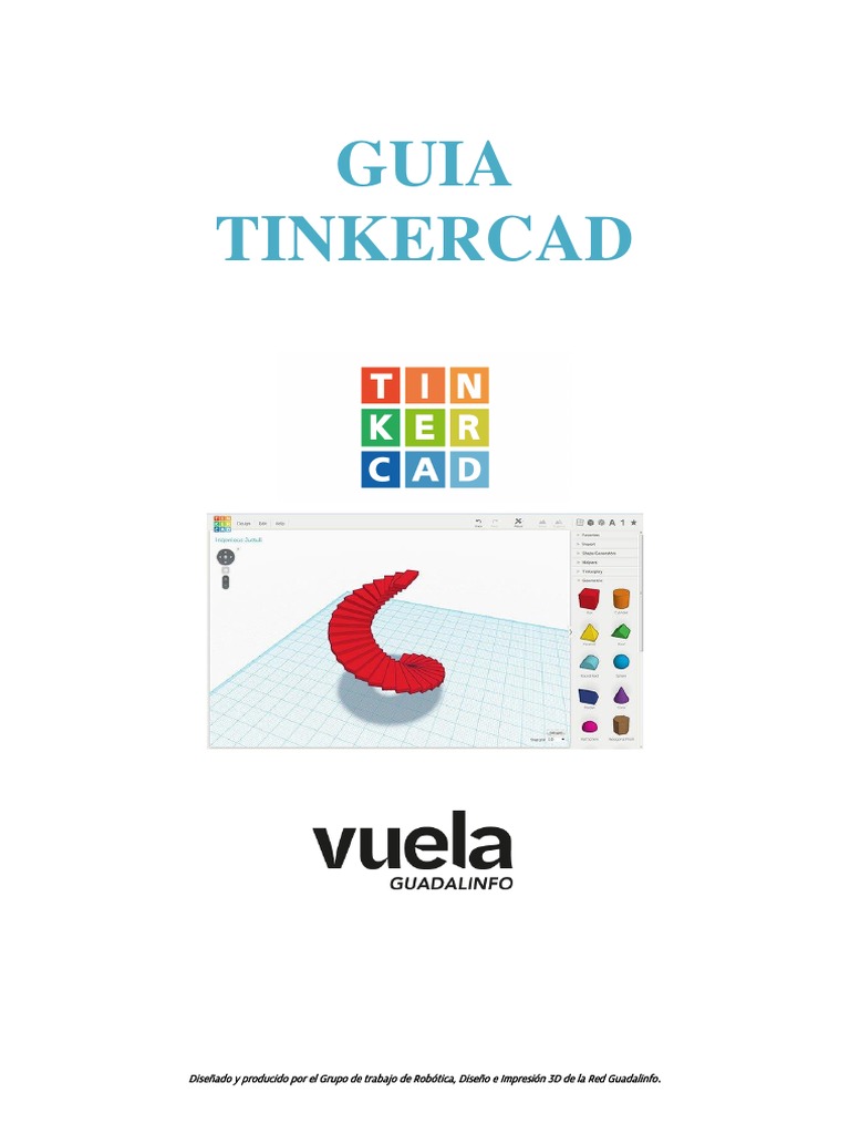 Guía de Introducción a Tinkercad | PDF | Color | Diseño asistido por ...