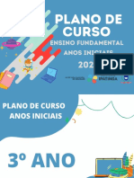 Plano de curso anual 3o ano com componentes curriculares e habilidades