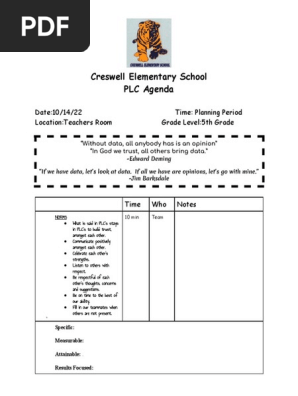 October 14th - PLC Agenda CES 2022-2023 (1)