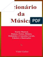 Dicionário Da Música by Vidal Galter