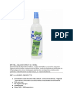 Eucida Clasico Alcohol 80%